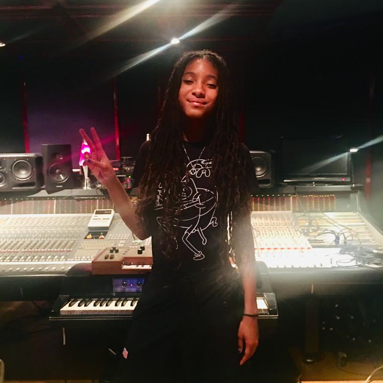 Willow Smith at Orbit Audio, a Seattle recording studio